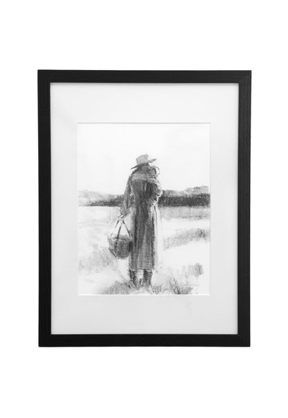 Fearless Mother (Charcoal) - Original