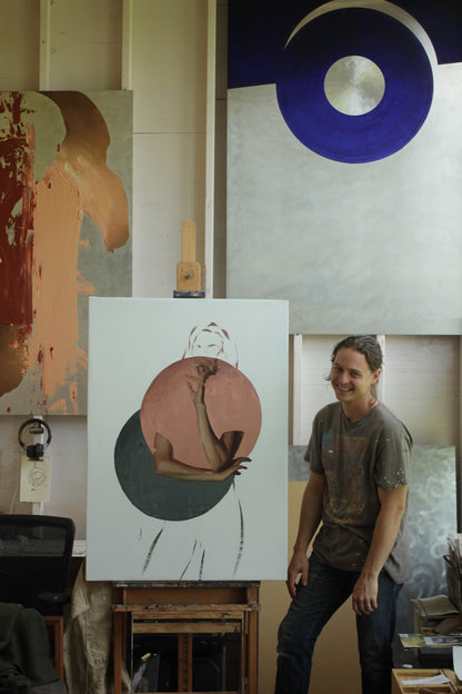 David in studio