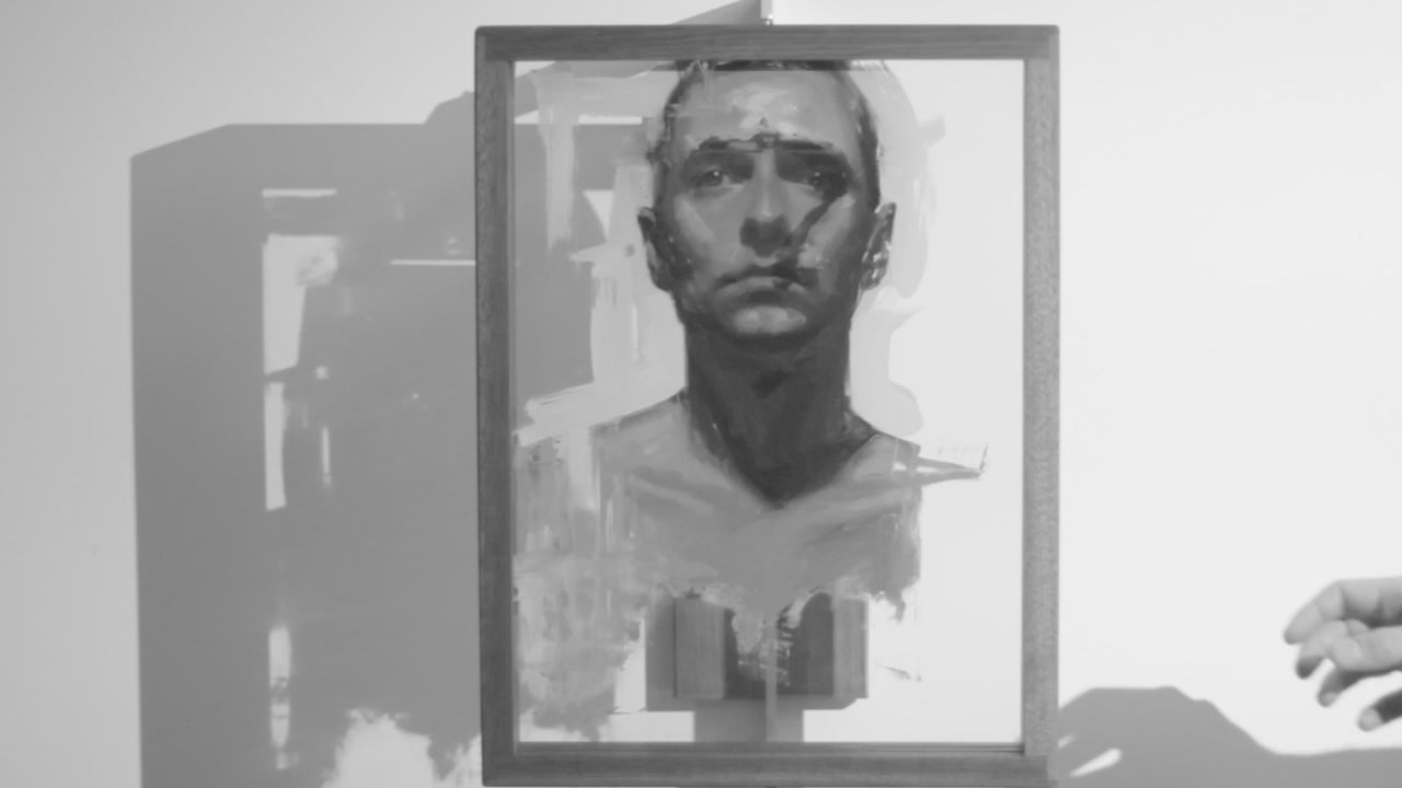 Load video: portrait of a spinning man video